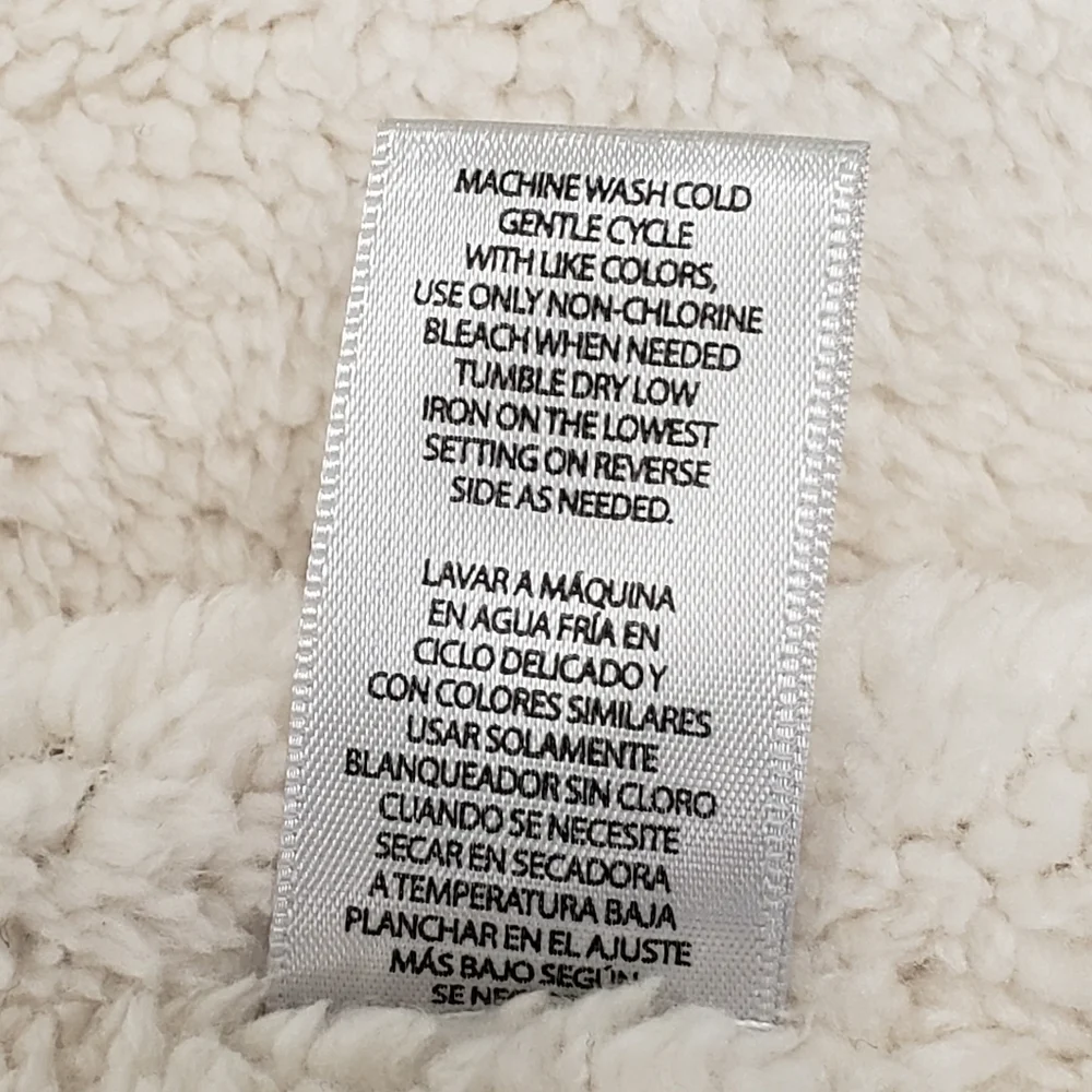 Olsenboye Faux Fur Open Front Coat Jacket Size Small - Picture 6 of 8